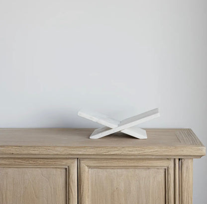 Premium Marble Book Stand | Elegant Marble Cookbook & Coffee Table Display Stand