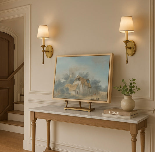 French Country Landscape — Handcrafted Canvas Wall Art