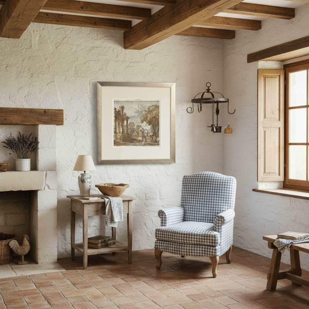 French Landscape III | Luxe Framed Fine Art Print