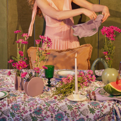 24 Extra Tall Lilac Hush Taper Candle - 6 Packs of 4