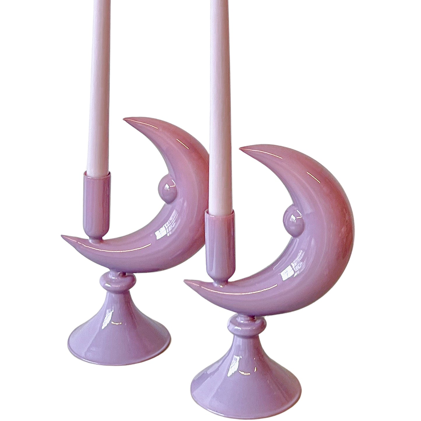 24 Extra Tall Lilac Hush Taper Candle - 6 Packs of 4