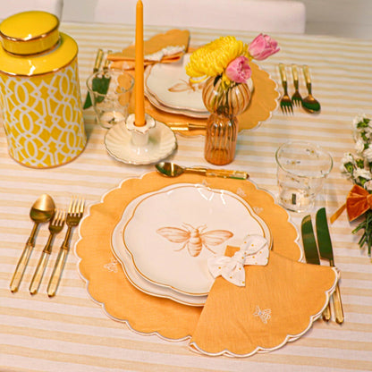 Lychee Sorbet Stripe Tablecloth