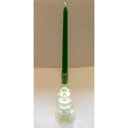 24 Extra Tall Pine Green Taper Candle - 6 Packs of 4