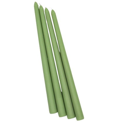 24 Extra Tall Pistachio Cream Taper Candle - 6 Packs of 4