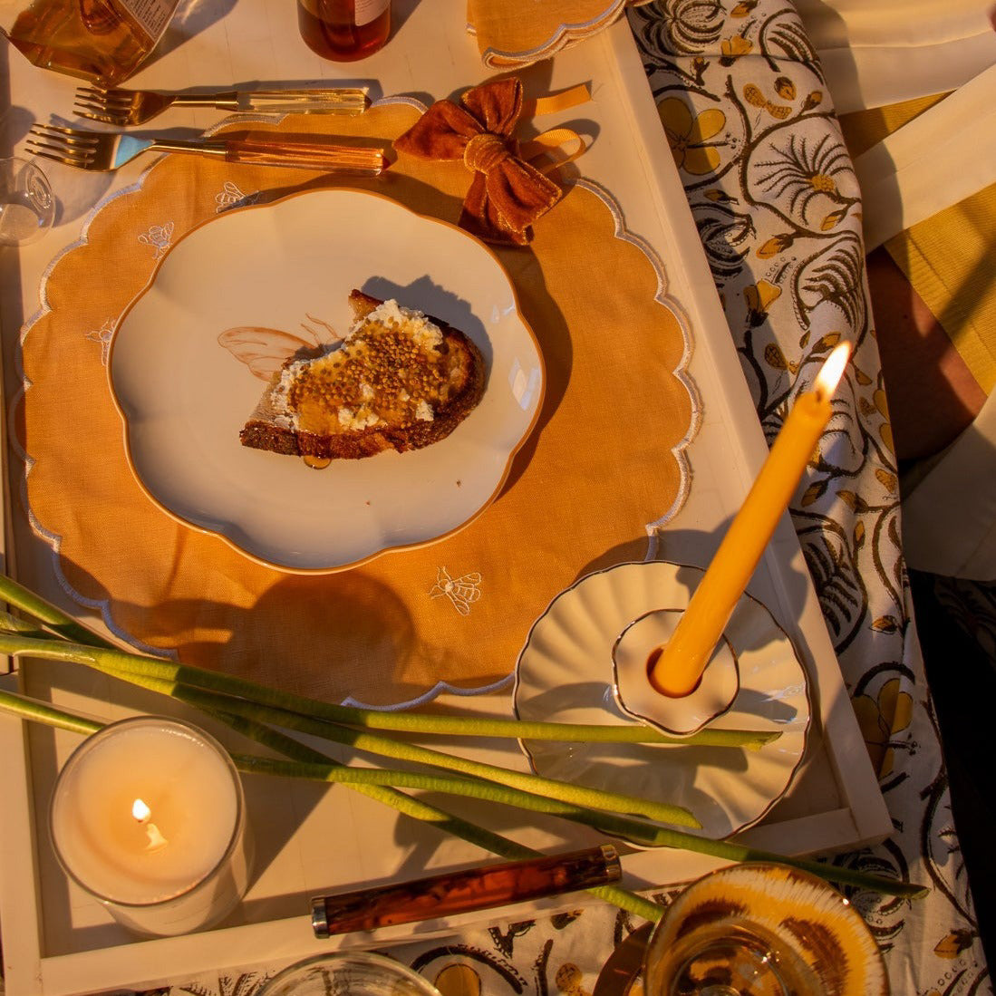 24 Extra Tall Warm Pumpkin Spice Taper Candle - 6 Packs of 4