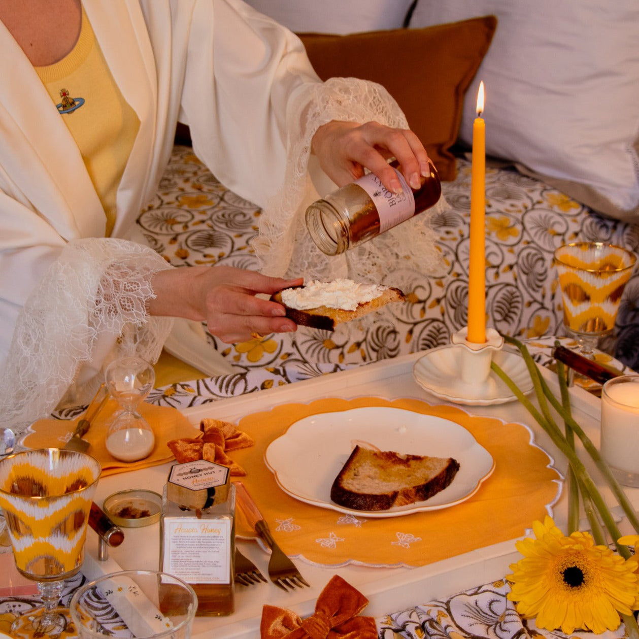 24 Extra Tall Warm Pumpkin Spice Taper Candle - 6 Packs of 4