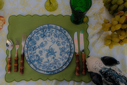 Bombay Blue Dinner Plate - Set of 4 (+1 Bonus Plate)