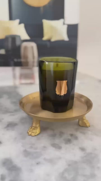 Antique Clawfoot Pedestal Dish — Elegant Catchall for Jewelry, Candles & Trinkets