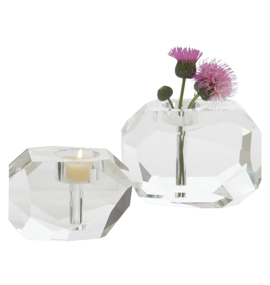 Gemstone T-Light/Bud Vase