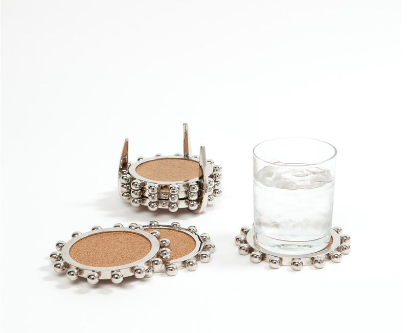 Starburst Crown Coasters-Nickel