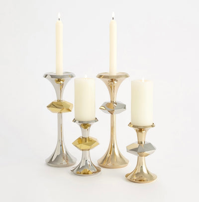 Gabriel Nickel Candleholder (large)