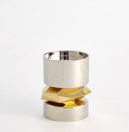 Romano Nickel Candleholder