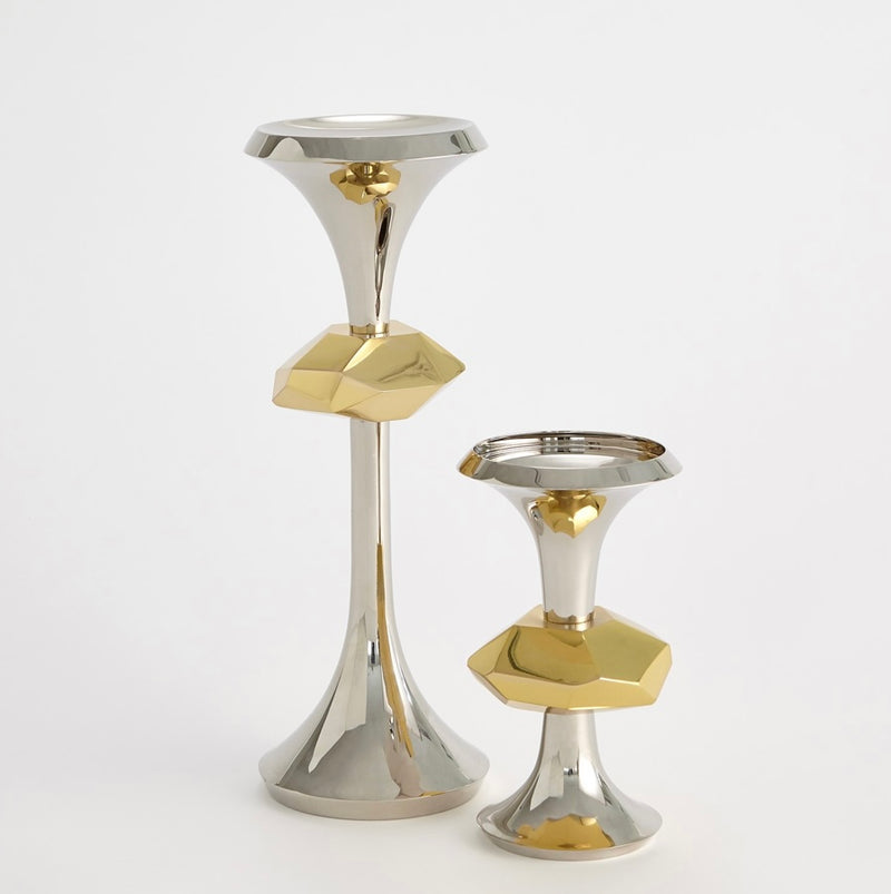 Gabriel Nickel Candleholder (small)