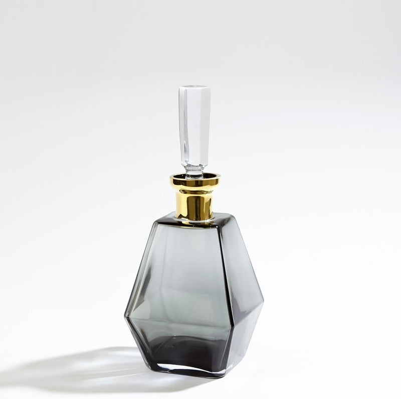 Smoke Decanter with 24k Gold Neck