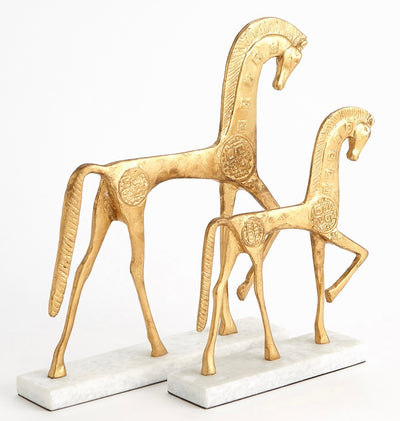 Roman Horse in Gold (small)