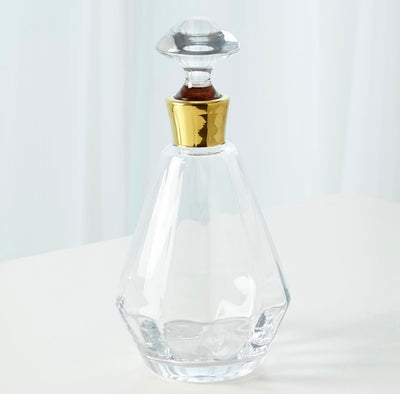 Prism Decanter-24k Gold