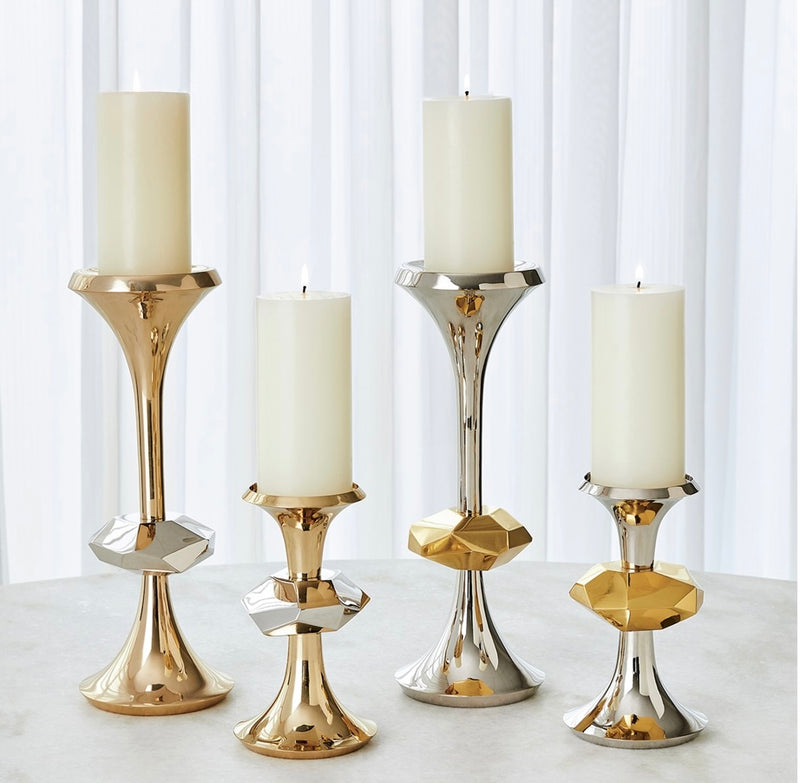 Gabriel Nickel Candleholder (large)