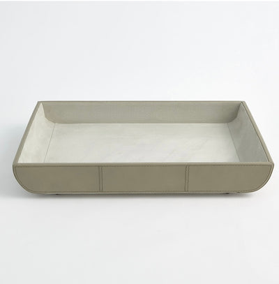 Curved Corner Tray-Light Grey