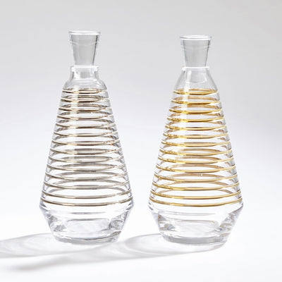 Real Platinum Banded Decanter