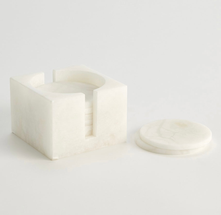 Alabaster Coaster (Set of 8)