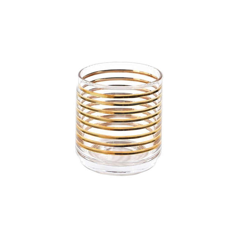 Gold Banded Glass