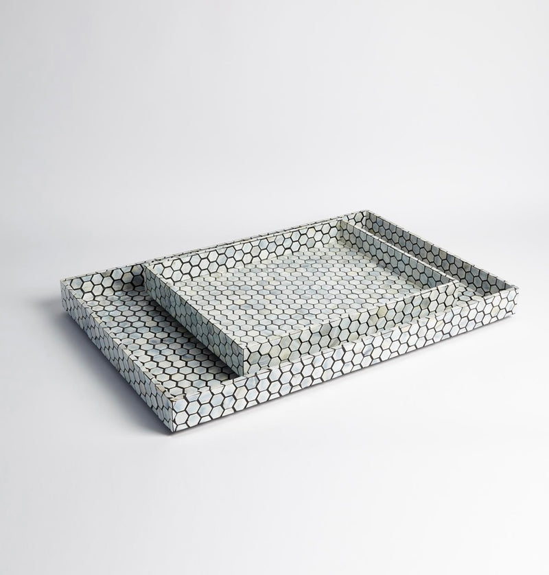 Mother of Pearl Tray-Black (large)