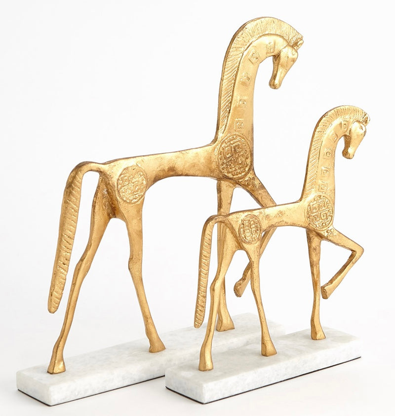 Roman Horse in Gold (large)