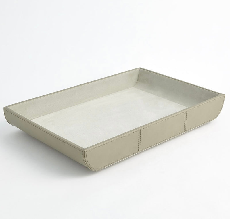 Curved Corner Tray-Light Grey