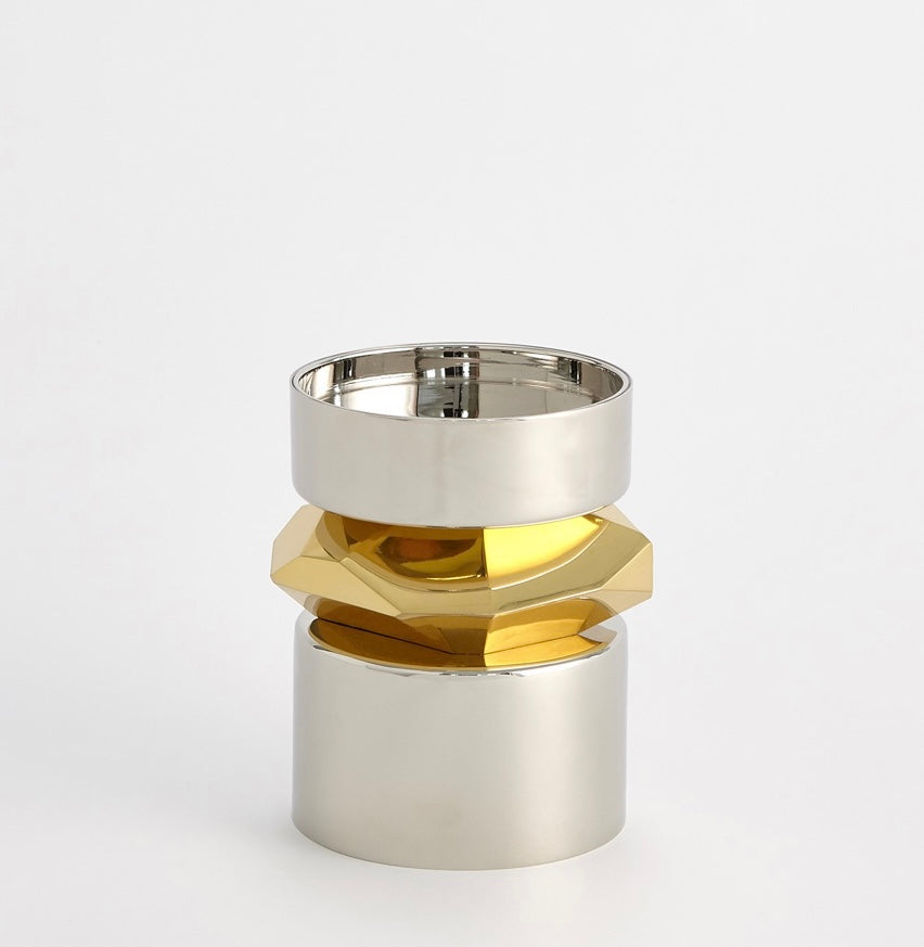 Romano Nickel Candleholder