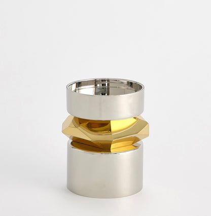 Romano Nickel Candleholder