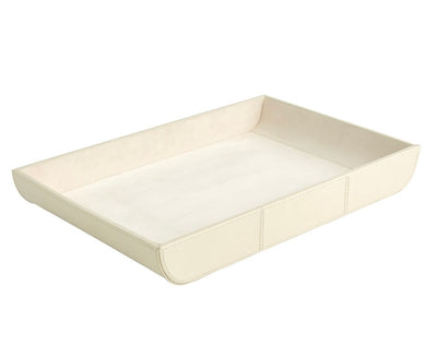 Curved Corner Tray-Ivory