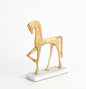 Roman Horse in Gold (large)