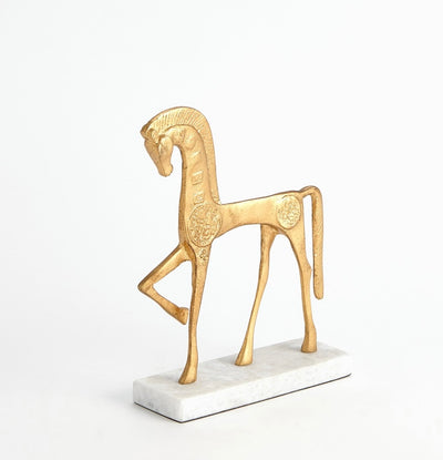 Roman Horse in Gold (small)