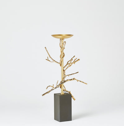 Twig Candleholder in Brass (small)