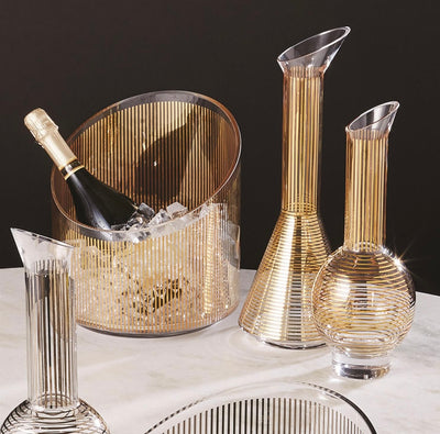 Gold Stripe Wine Decanter-Sphere