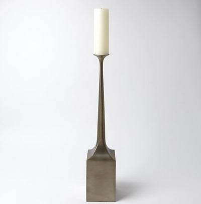 Giacometti Candleholder- White Bronze (large)