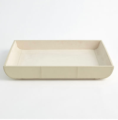 Curved Corner Tray-Ivory