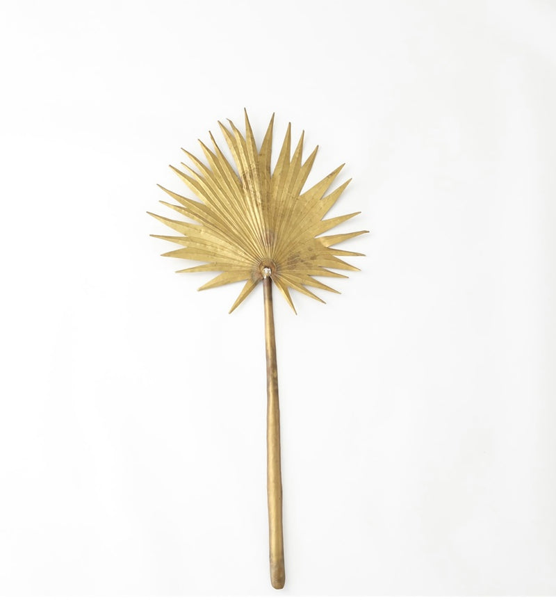 Brass Palm Leaf (medium)