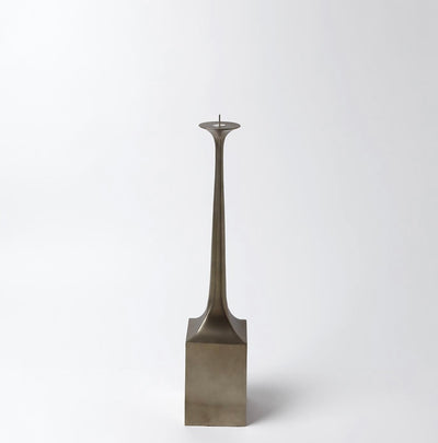 Giacometti Candleholder-White Bronze (medium)