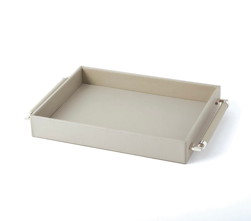 Double Handle Serving Tray-Grey