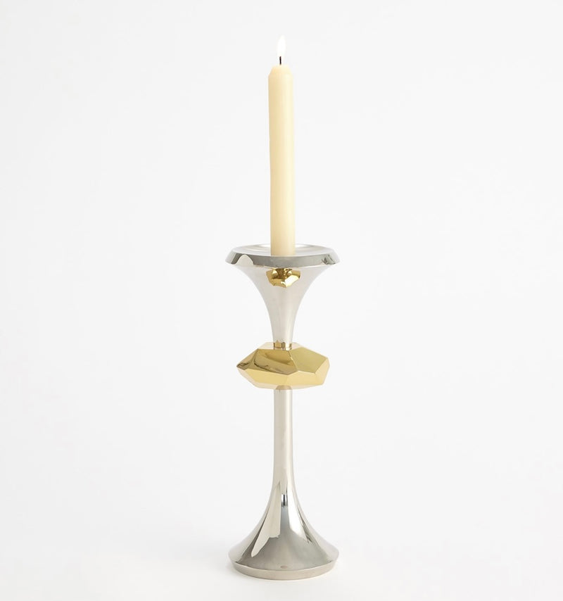 Gabriel Nickel Candleholder (large)