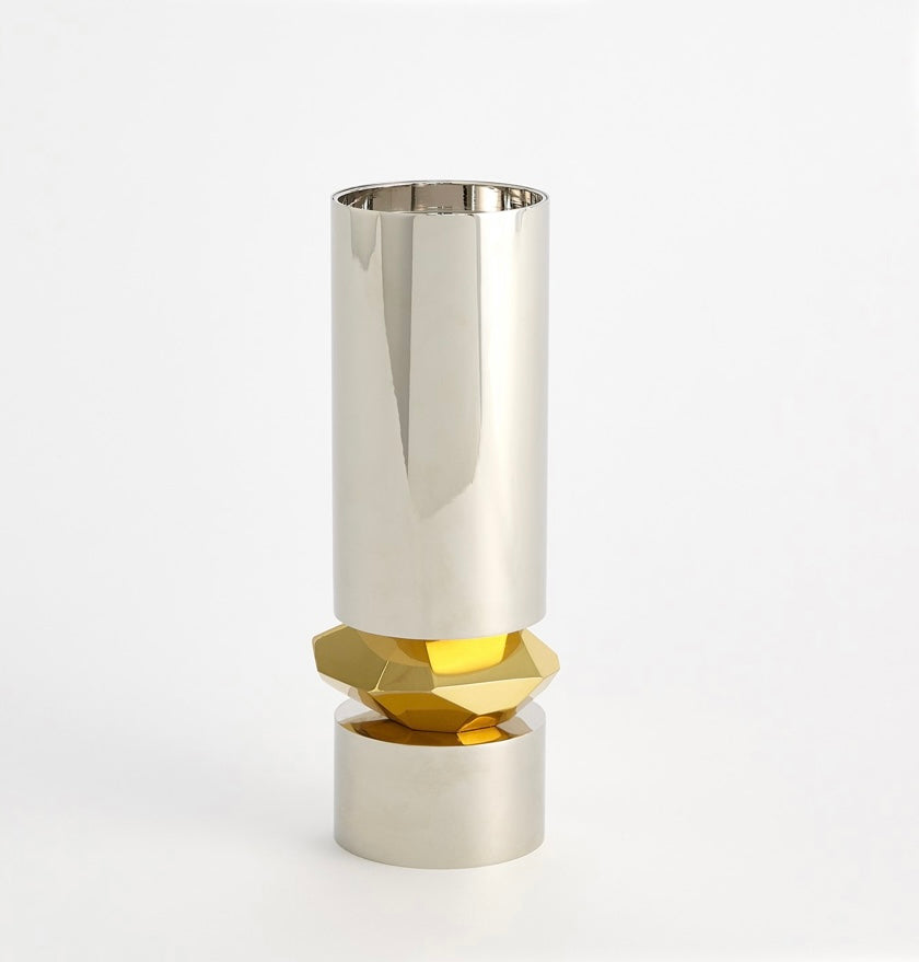 Romano Nickel Candleholder