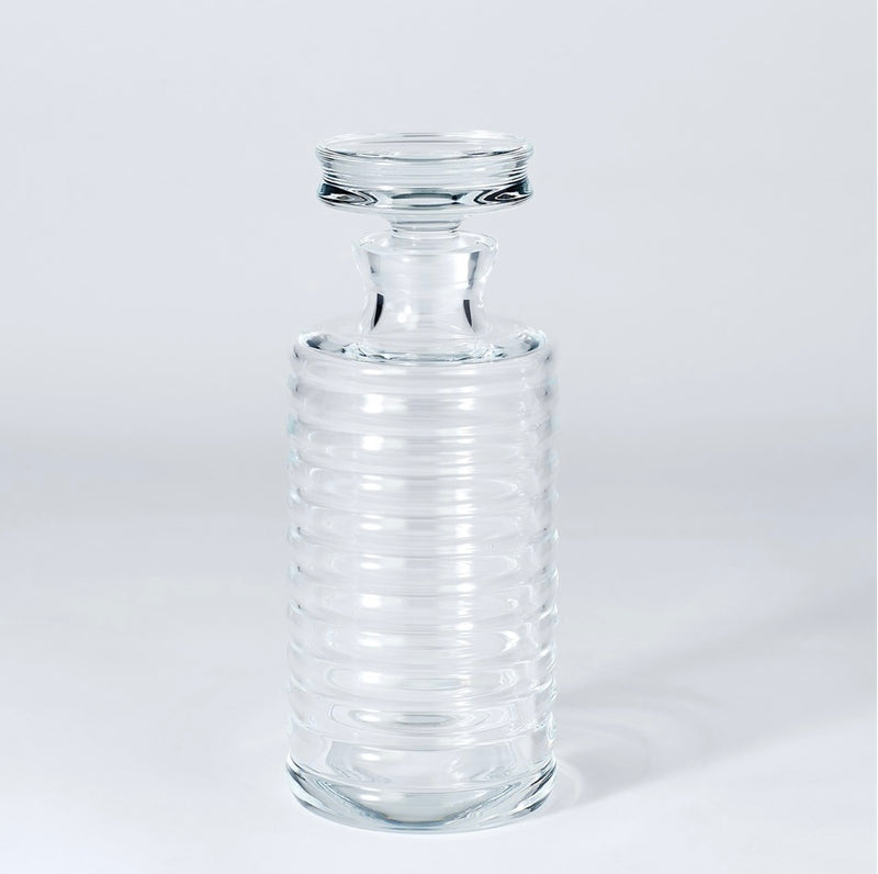 Ribbed Decanter-Tall