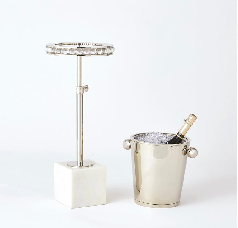 Margot Champagne Ice Bucket-Nickel