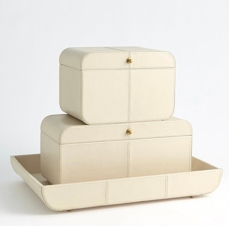 Curved Corner Tray-Ivory