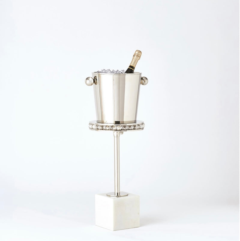 Margot Champagne Ice Bucket-Nickel