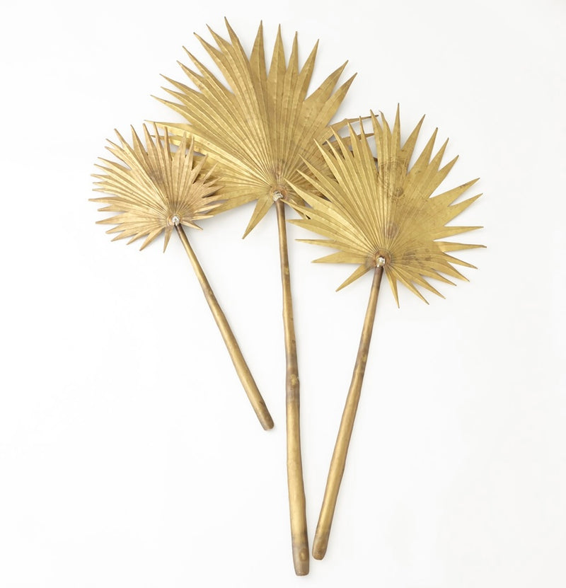 Brass Palm Leaf (medium)